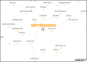 map of Santa Eduwigis
