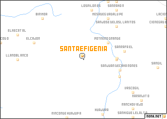 map of Santa Efigenia