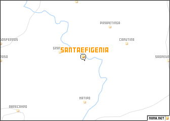 map of Santa Efigênia