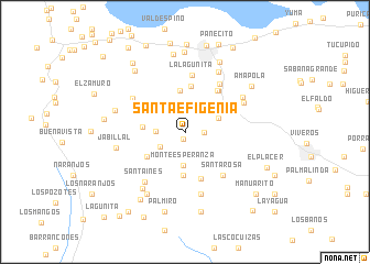 map of Santa Efigenia