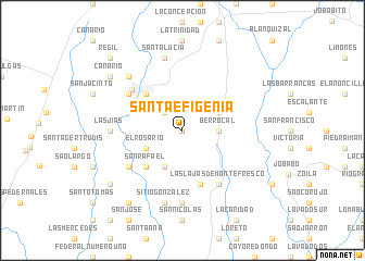 map of Santa Efigenia