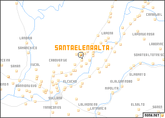 map of Santa Elena Alta