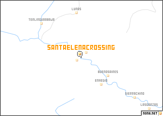 map of Santa Elena Crossing