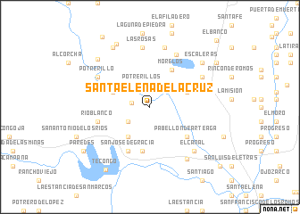 map of Santa Elena de la Cruz