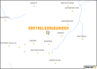 map of Santa Elena de Uairén