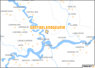 map of Santa Elena de Upia