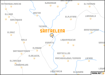 map of Santa Elena