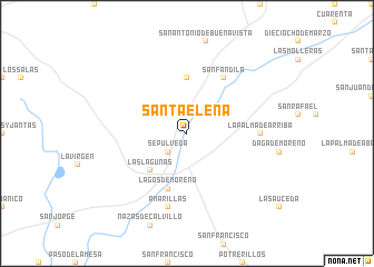map of Santa Elena