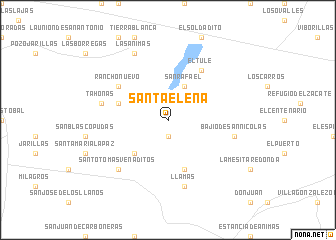 map of Santa Elena