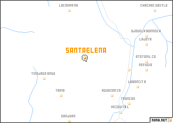 map of Santa Elena