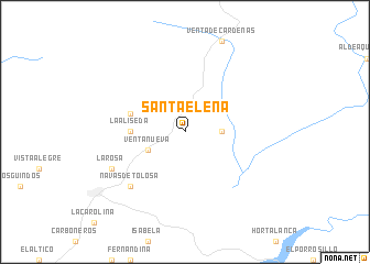 map of Santa Elena