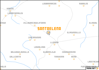 map of Santa Elena