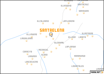 map of Santa Elena