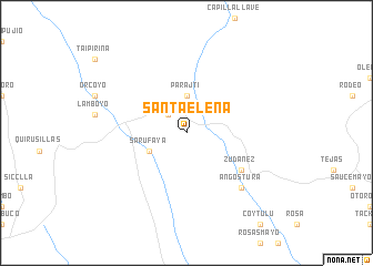 map of Santa Elena