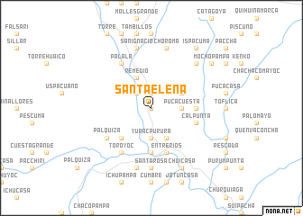 map of Santa Elena