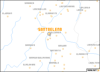 map of Santa Elena