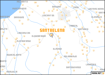 map of Santa Elena