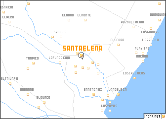 map of Santa Elena