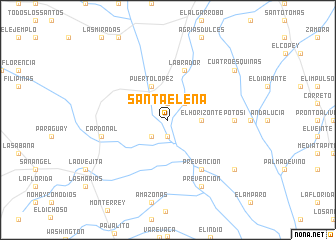 map of Santa Elena