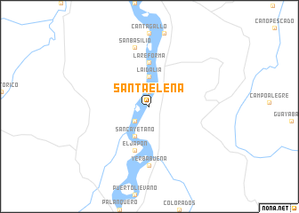 map of Santa Elena