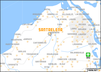 map of Santa Elena