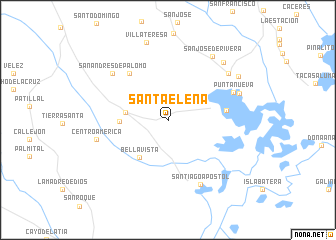 map of Santa Elena