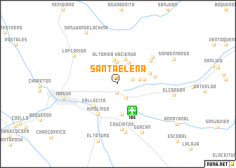 map of Santa Elena