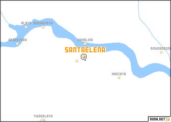 map of Santa Elena