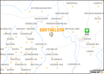 map of Santa Elena