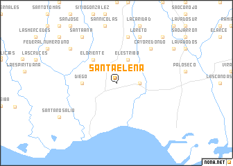 map of Santa Elena