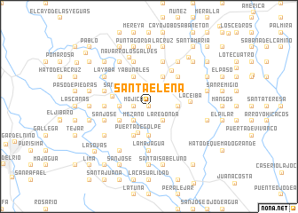 map of Santa Elena