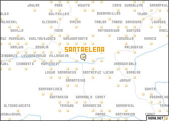 map of Santa Elena