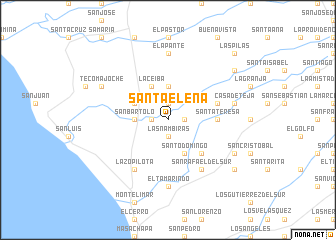 map of Santa Elena