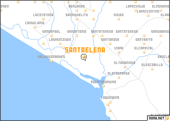 map of Santa Elena