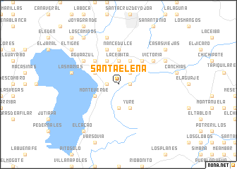 map of Santa Elena