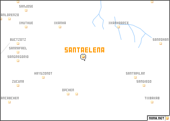 map of Santa Elena