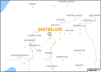 map of Santa Elena