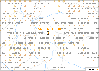 map of Santa Elena