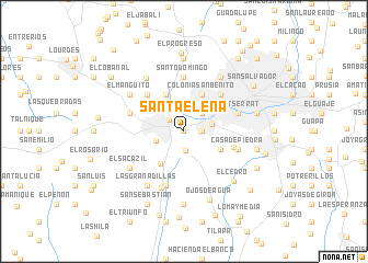 map of Santa Elena