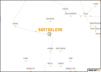 map of Santa Elena