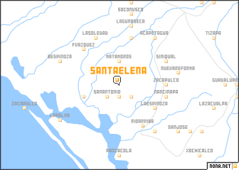map of Santa Elena
