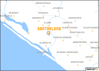 map of Santa Elena