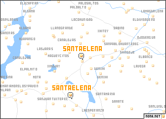 map of Santa Elena