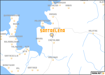 map of Santa Elena