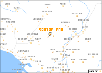 map of Santa Elena