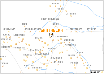 map of Santa Elva