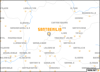 map of Santa Emilia