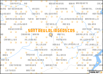 map of Santa Eulalia de Oscos