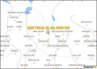 map of Santa Eulalia la Mayor