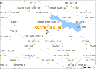 map of Santa Eulália